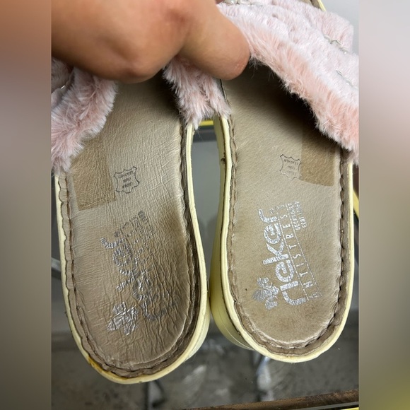 Rieker Antistress Sandal Fuzzy pink girl Size 39 platform - Picture 6 of 15